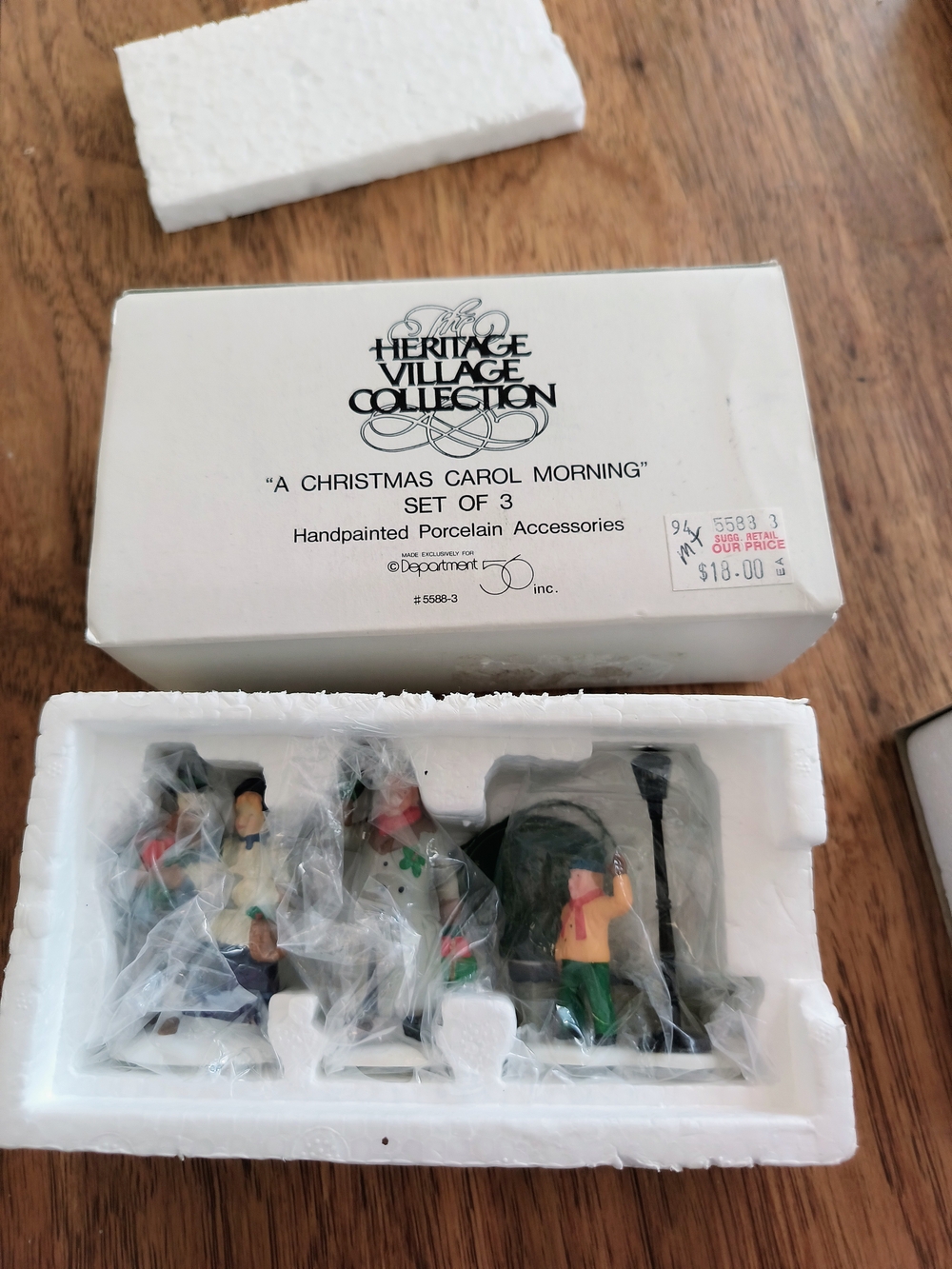 Christmas Figures Department 56 A Christmas Carol Morning Set of Three
